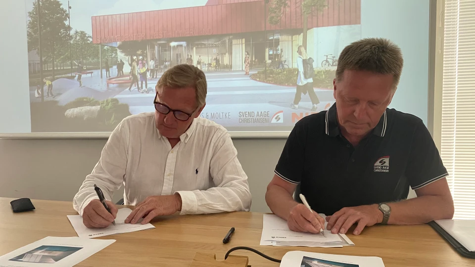 Borgmester Per Bach Laursen og Svend Aage Christiansen