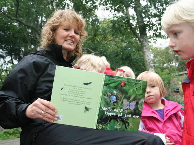 Boglæsning i naturen