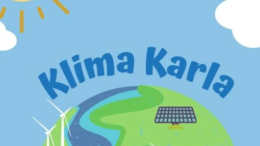 Billede af en tegning af Klima Karla
