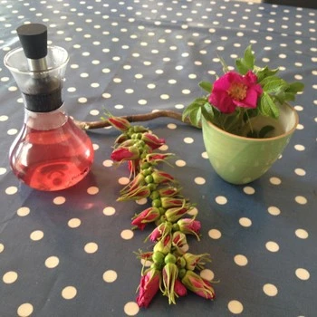 Billede af saft lavet af hybenroser