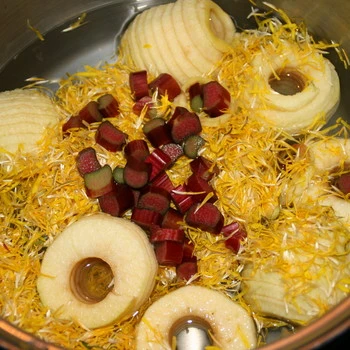 Mælkebøtter og rabarber