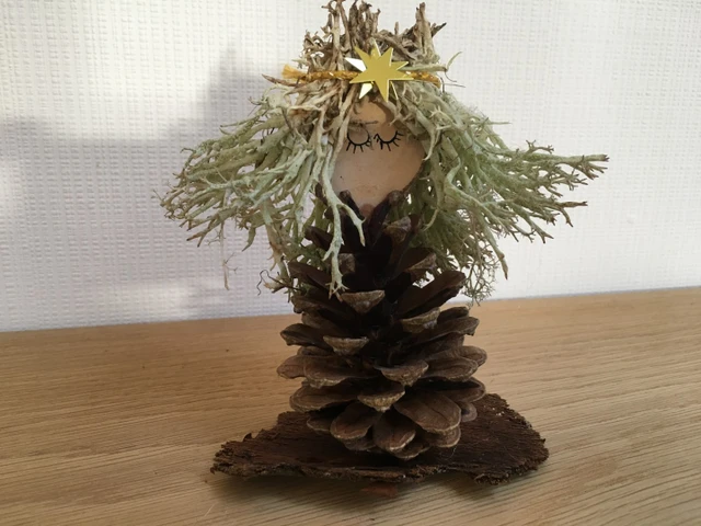 Billede af engel af kogle