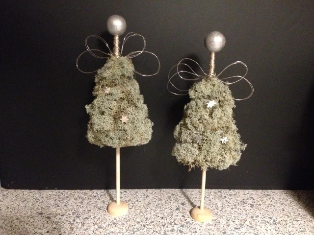 Billede af Luciaengle af mos