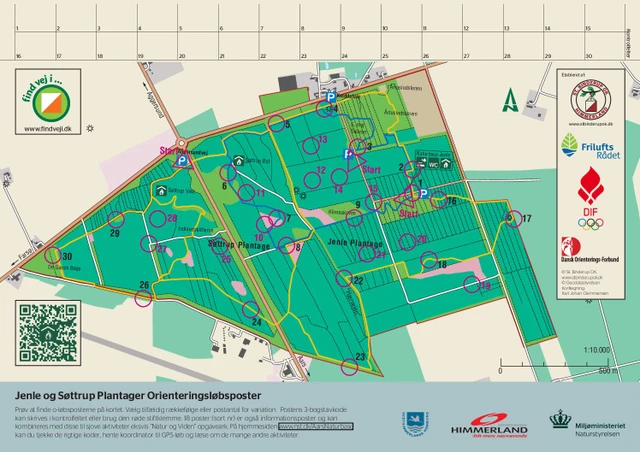 Billede af kort over aktivitetstute 