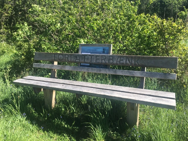 Billede af Fortællerbænken på Louns