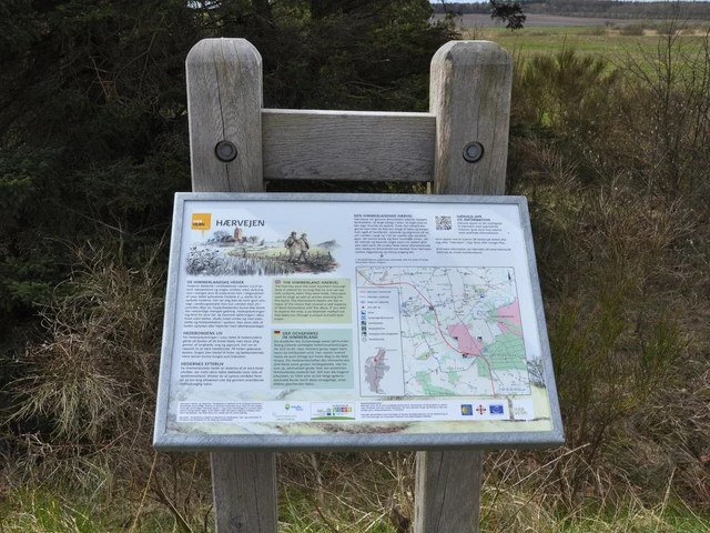 Billede af skilt ved Hærvejen