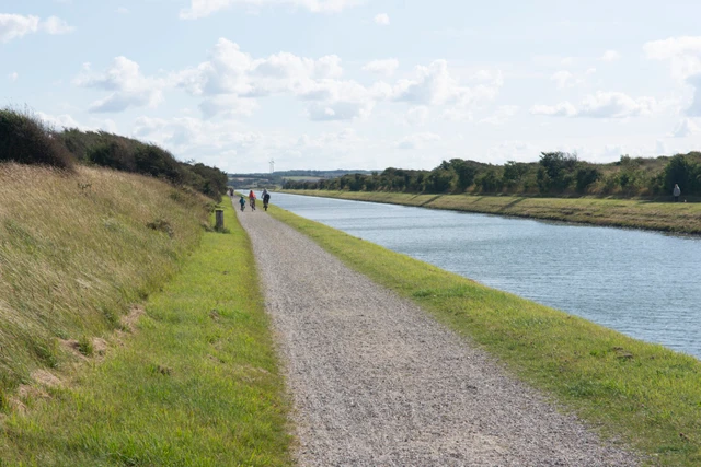 Billede af stien langs Frederik VII’s Kanal 
