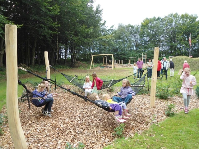 Billede af hængekøjer i Naturrummet