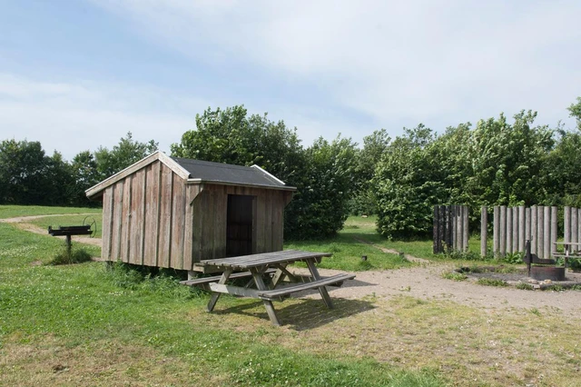 Billede af shelterpladsen ved Vildsted sø