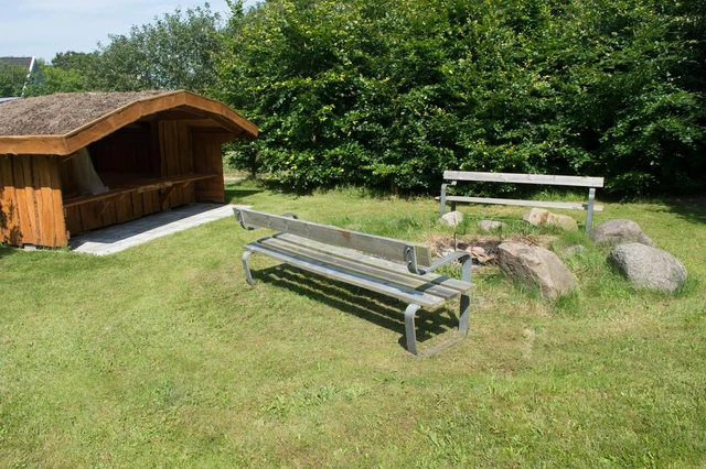Billede af shelterpladsen ved Østerkrat