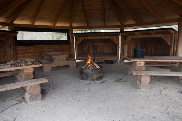 Billede af shelterpladsen ved Blære