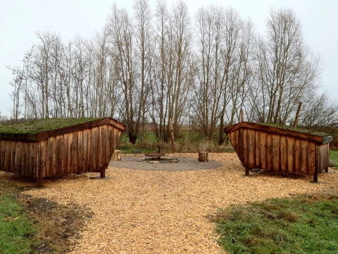 Shelters i Aggersund ved Limfjorden