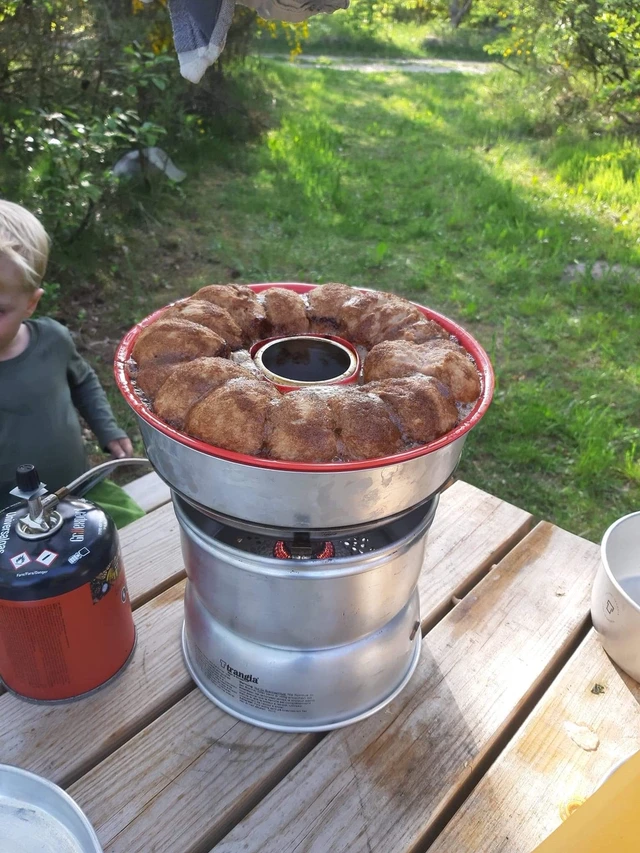 Billede af brunsviger bagt i omniaovn