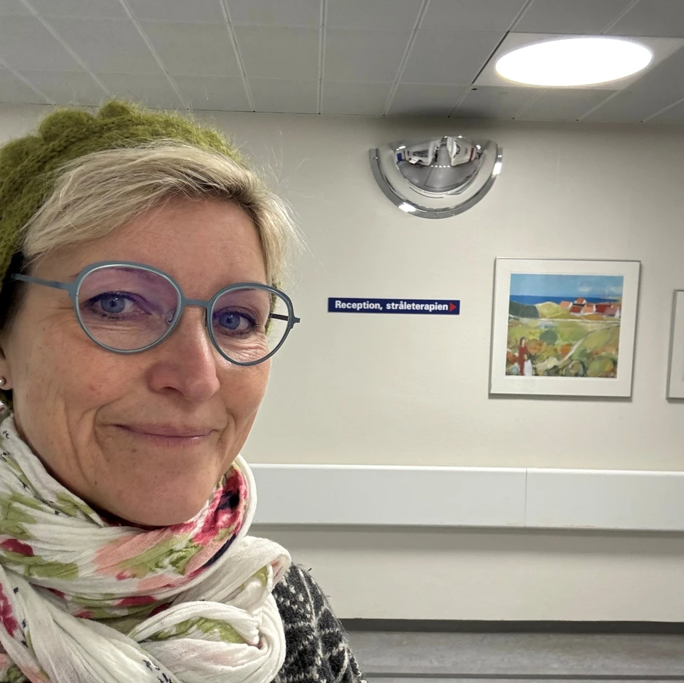 Karin i stråleterapi